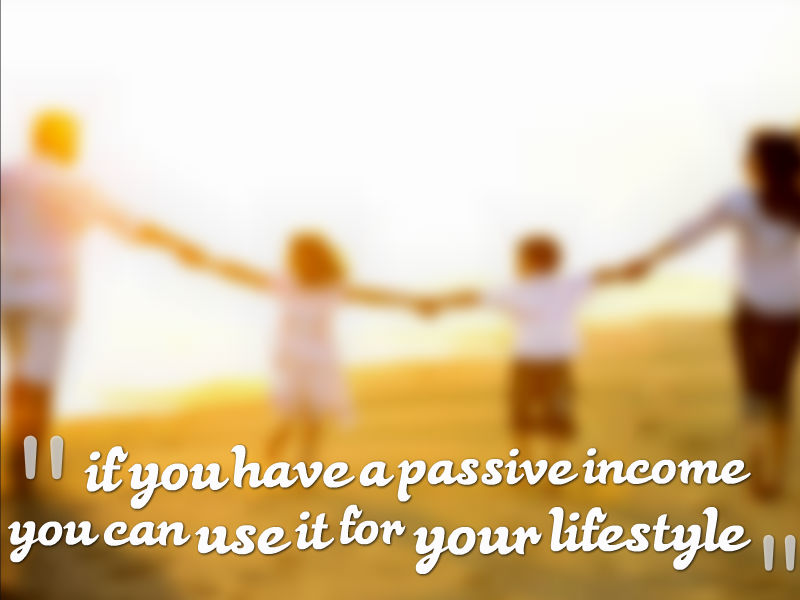 if you have a passive income from cash flow then you can siphon the passive income out after you’ve paid expenses and use it for your lifestyle