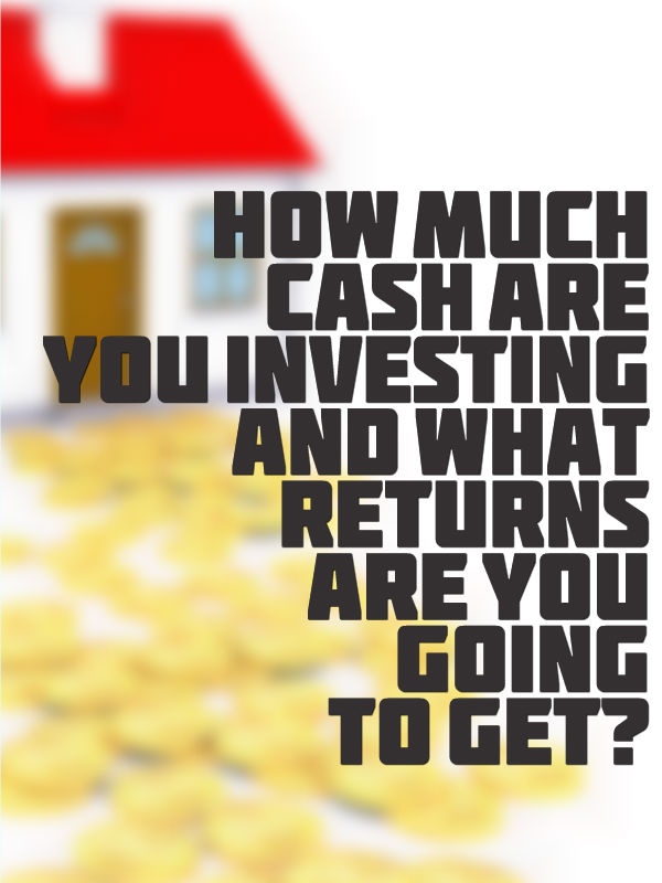 how much cash are they investing and what returns they're going to get